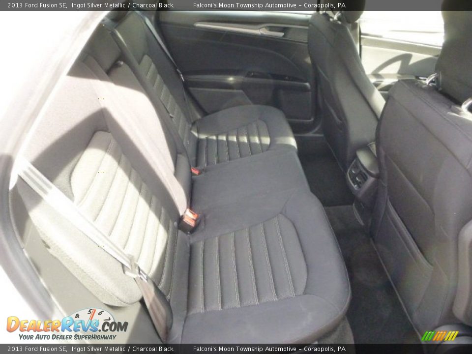 2013 Ford Fusion SE Ingot Silver Metallic / Charcoal Black Photo #14