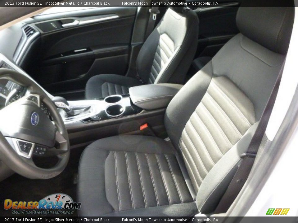 2013 Ford Fusion SE Ingot Silver Metallic / Charcoal Black Photo #16