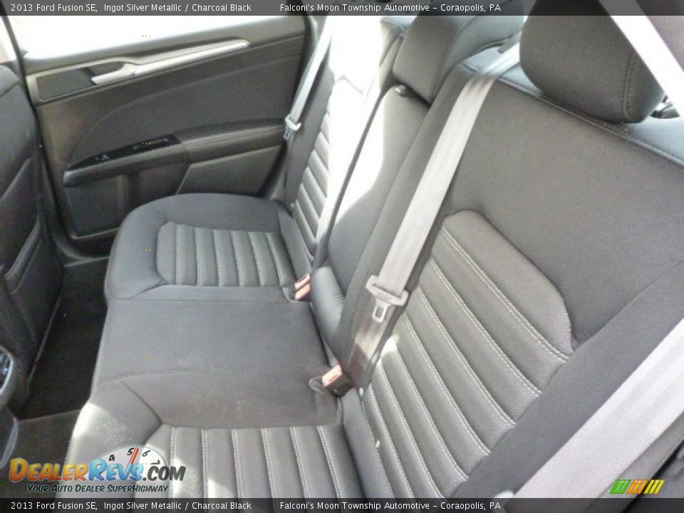 2013 Ford Fusion SE Ingot Silver Metallic / Charcoal Black Photo #17
