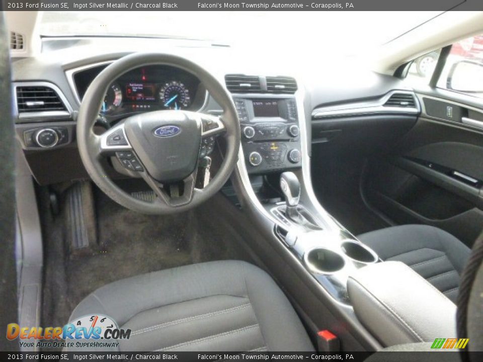 2013 Ford Fusion SE Ingot Silver Metallic / Charcoal Black Photo #18