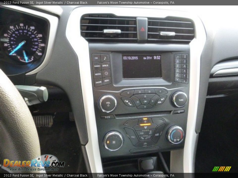 2013 Ford Fusion SE Ingot Silver Metallic / Charcoal Black Photo #23