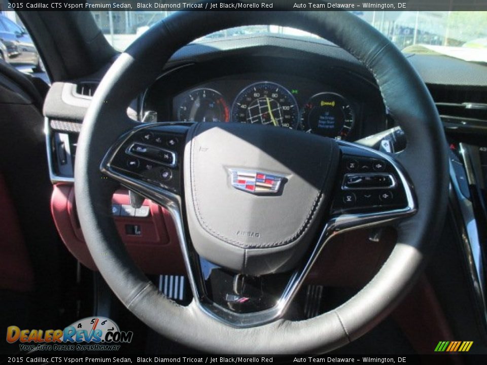 2015 Cadillac CTS Vsport Premium Sedan Steering Wheel Photo #8
