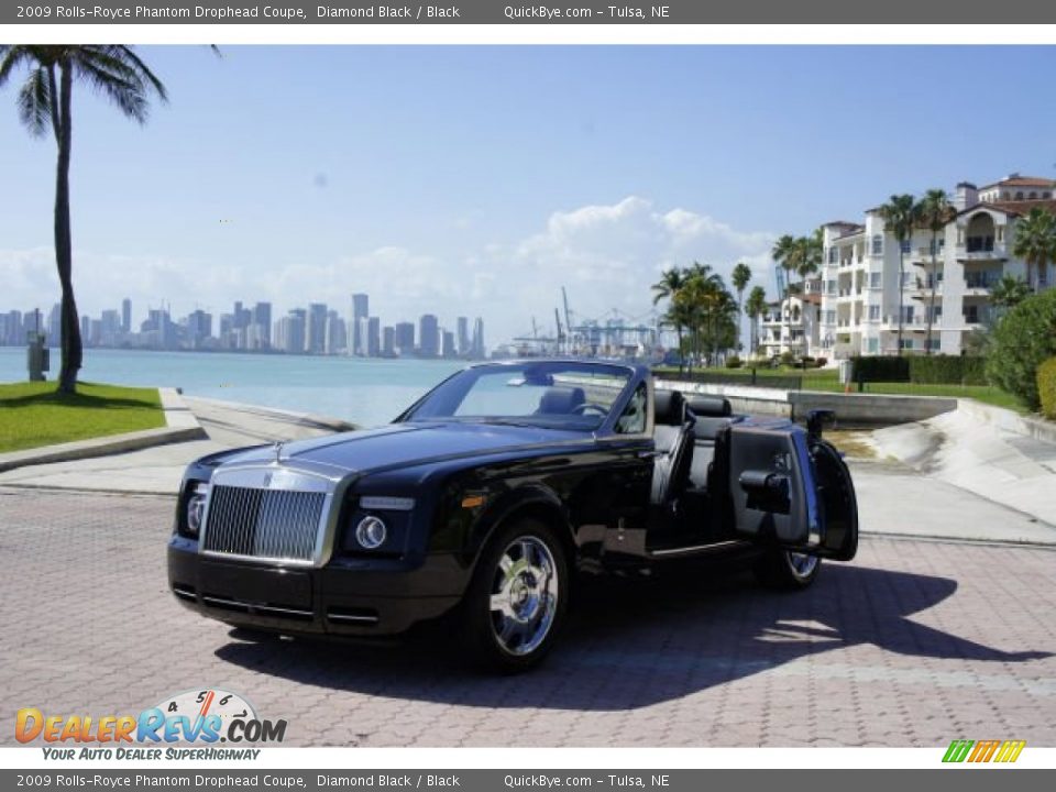 Diamond Black 2009 Rolls-Royce Phantom Drophead Coupe Photo #1