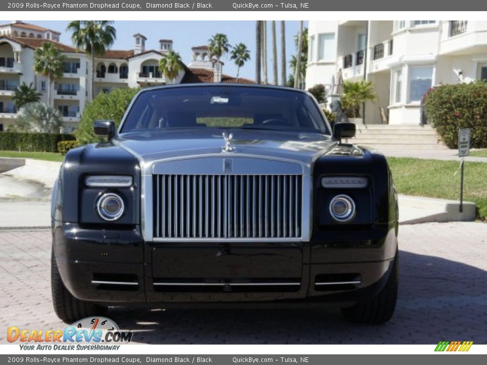 2009 Rolls-Royce Phantom Drophead Coupe Diamond Black / Black Photo #2