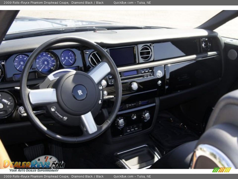 2009 Rolls-Royce Phantom Drophead Coupe Diamond Black / Black Photo #4
