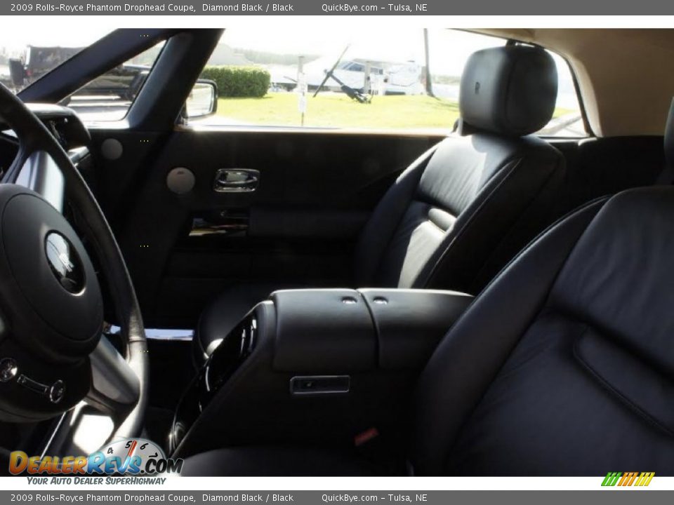 2009 Rolls-Royce Phantom Drophead Coupe Diamond Black / Black Photo #8