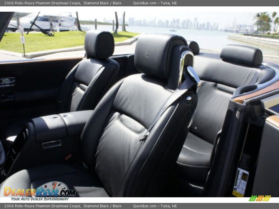 2009 Rolls-Royce Phantom Drophead Coupe Diamond Black / Black Photo #9