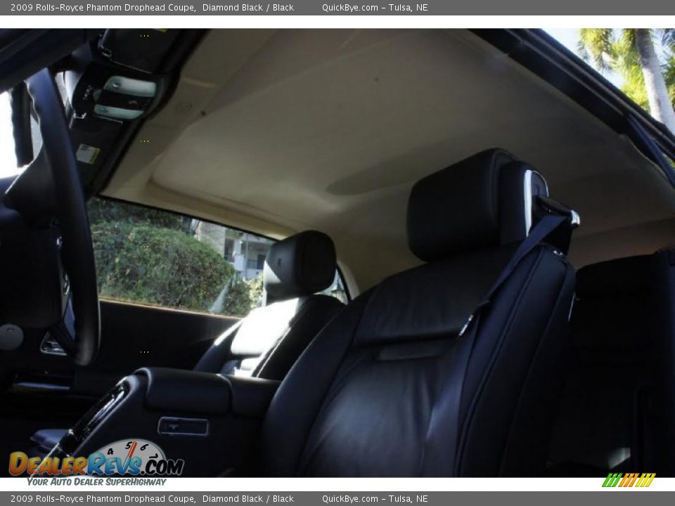 2009 Rolls-Royce Phantom Drophead Coupe Diamond Black / Black Photo #10