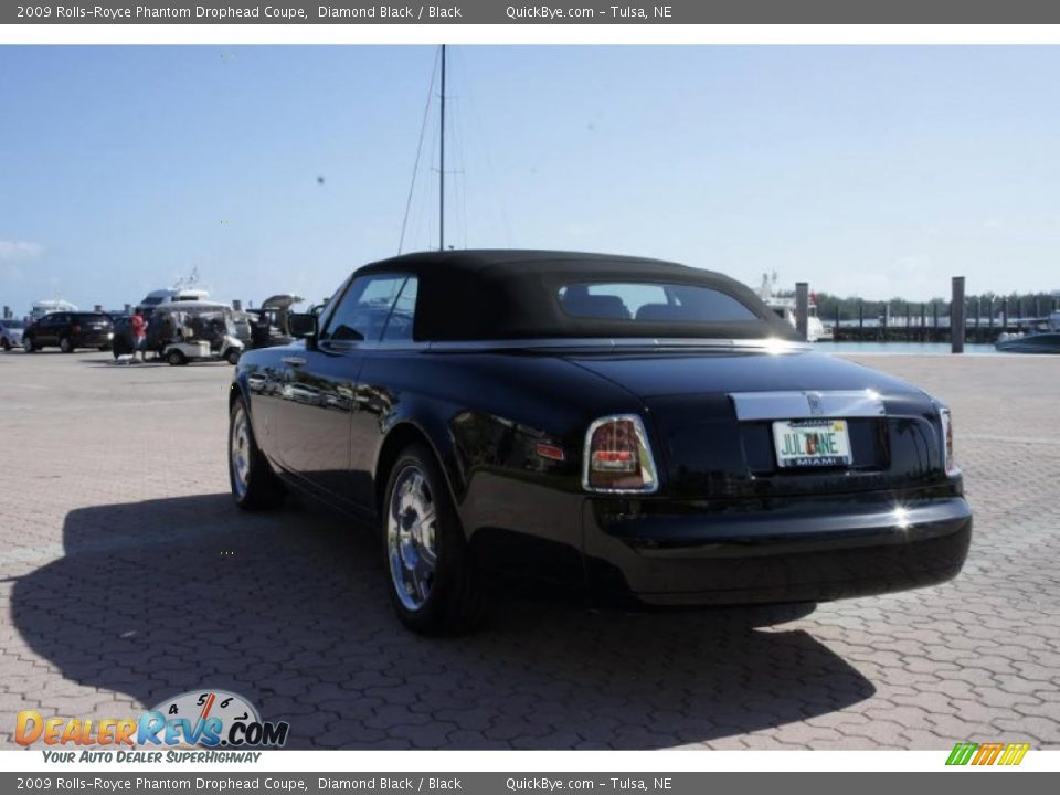2009 Rolls-Royce Phantom Drophead Coupe Diamond Black / Black Photo #11