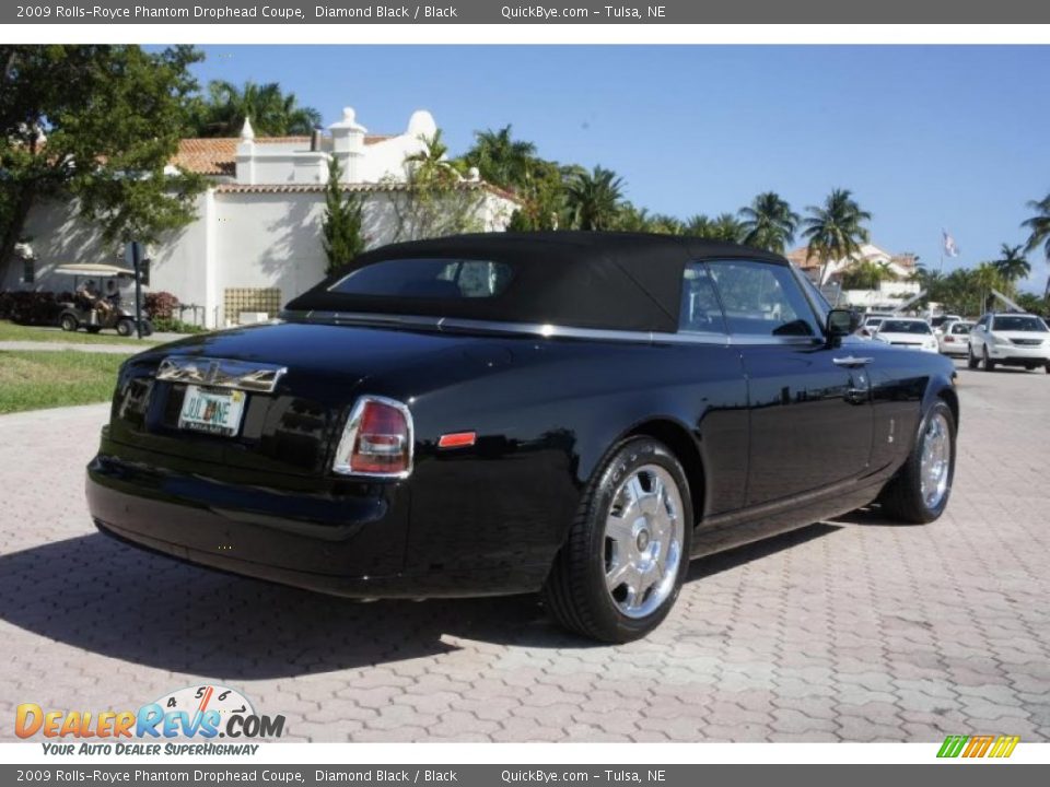 2009 Rolls-Royce Phantom Drophead Coupe Diamond Black / Black Photo #12
