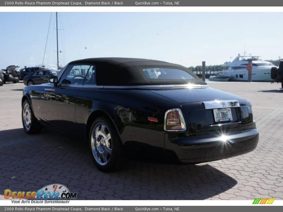 2009 Rolls-Royce Phantom Drophead Coupe Diamond Black / Black Photo #13