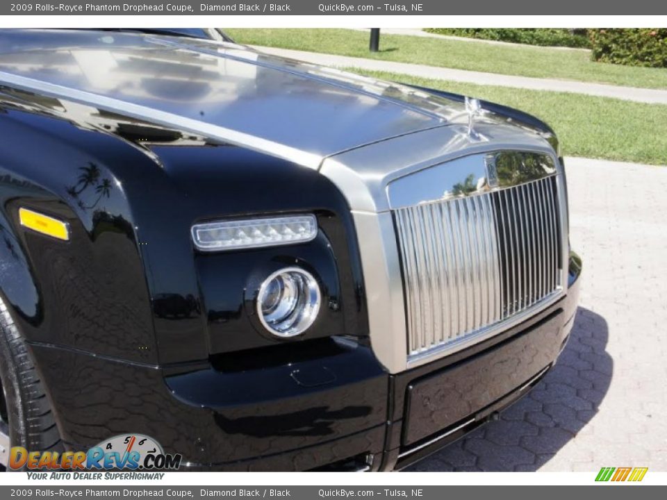 2009 Rolls-Royce Phantom Drophead Coupe Diamond Black / Black Photo #15