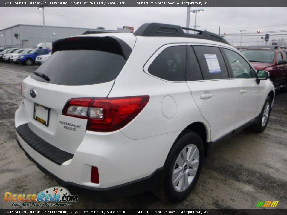 2015 Subaru Outback 2.5i Premium Crystal White Pearl / Slate Black Photo #3