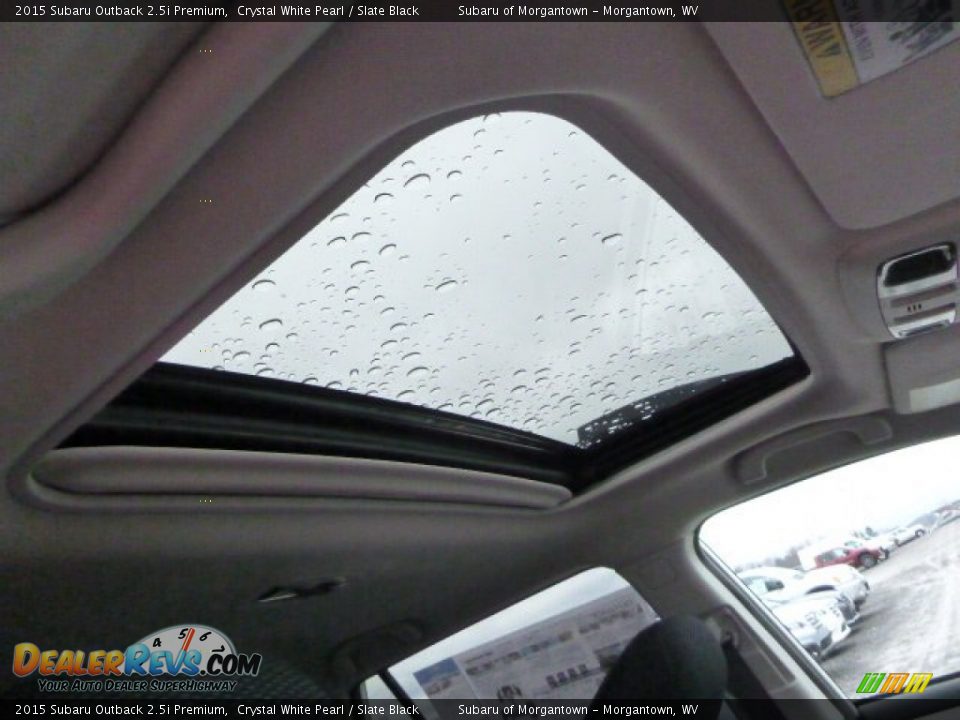 2015 Subaru Outback 2.5i Premium Crystal White Pearl / Slate Black Photo #11