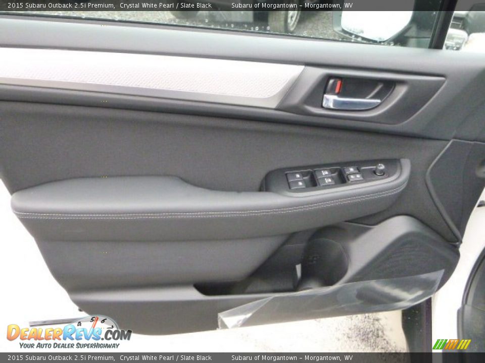 2015 Subaru Outback 2.5i Premium Crystal White Pearl / Slate Black Photo #13