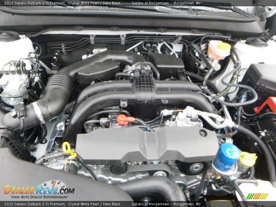 2015 Subaru Outback 2.5i Premium Crystal White Pearl / Slate Black Photo #17