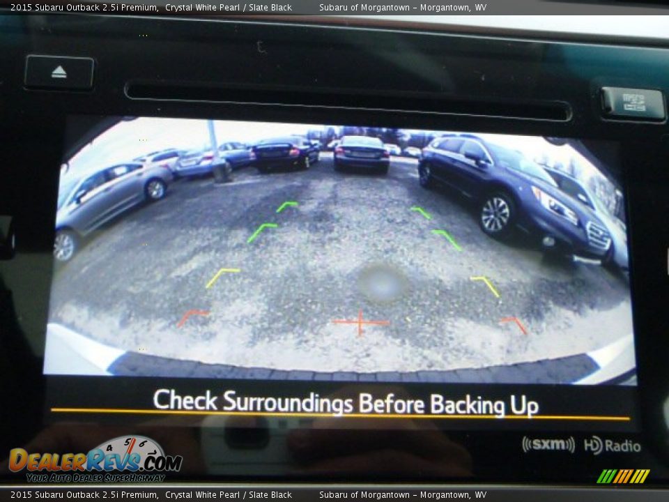 2015 Subaru Outback 2.5i Premium Crystal White Pearl / Slate Black Photo #20