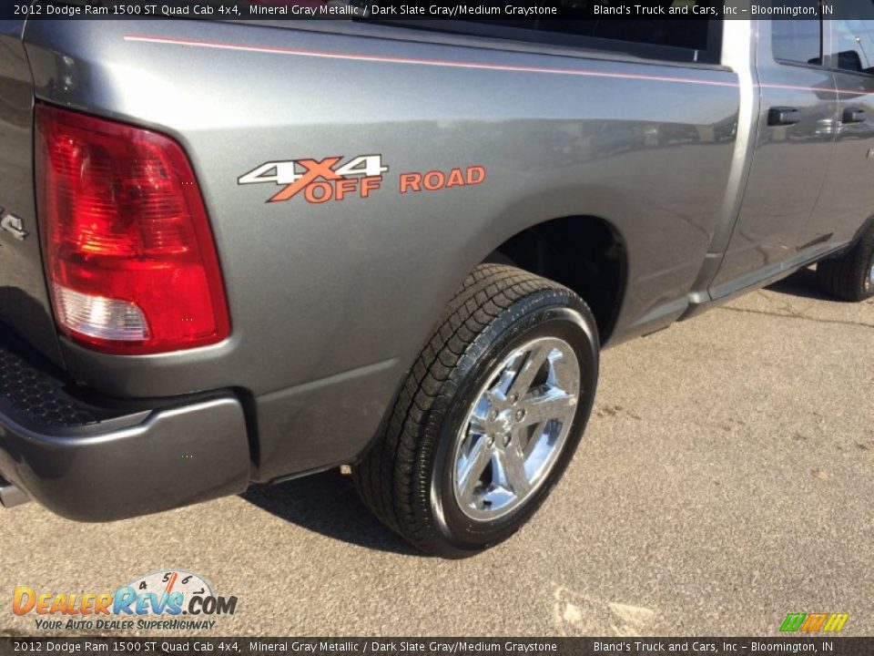 2012 Dodge Ram 1500 ST Quad Cab 4x4 Mineral Gray Metallic / Dark Slate Gray/Medium Graystone Photo #21