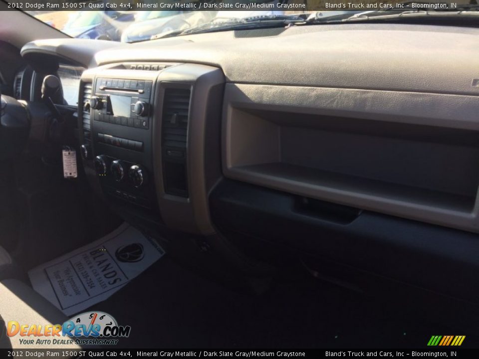 2012 Dodge Ram 1500 ST Quad Cab 4x4 Mineral Gray Metallic / Dark Slate Gray/Medium Graystone Photo #36
