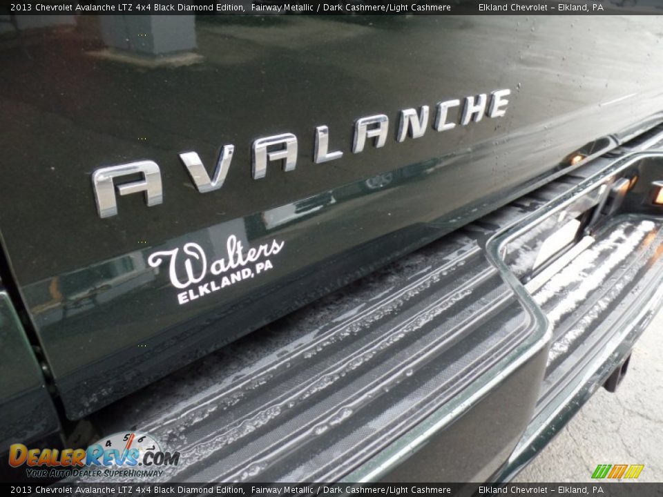 2013 Chevrolet Avalanche LTZ 4x4 Black Diamond Edition Fairway Metallic / Dark Cashmere/Light Cashmere Photo #10