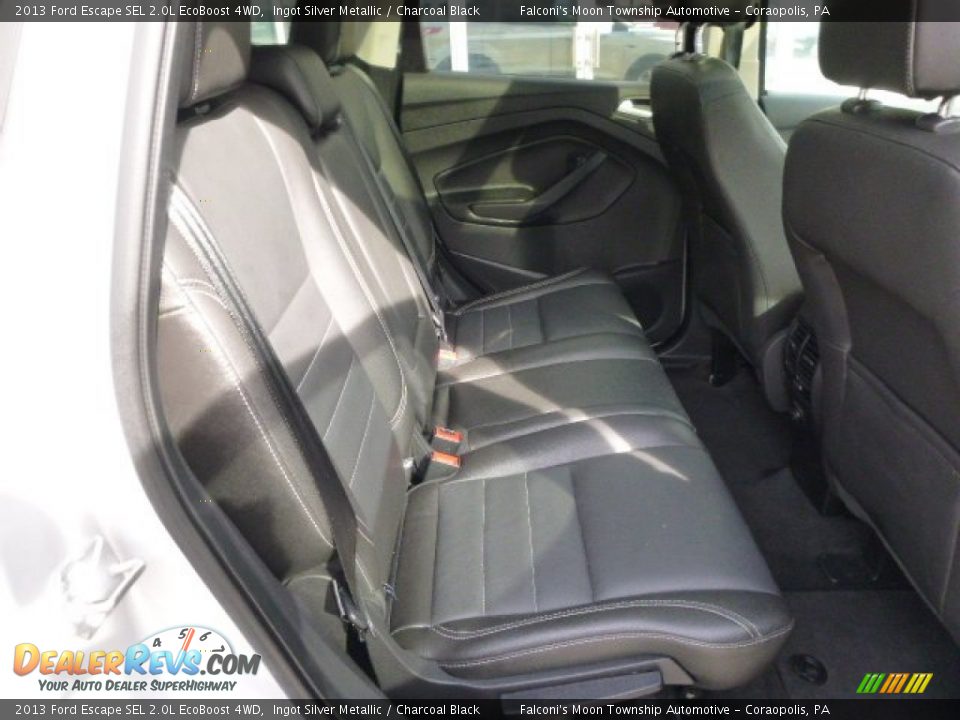 2013 Ford Escape SEL 2.0L EcoBoost 4WD Ingot Silver Metallic / Charcoal Black Photo #12