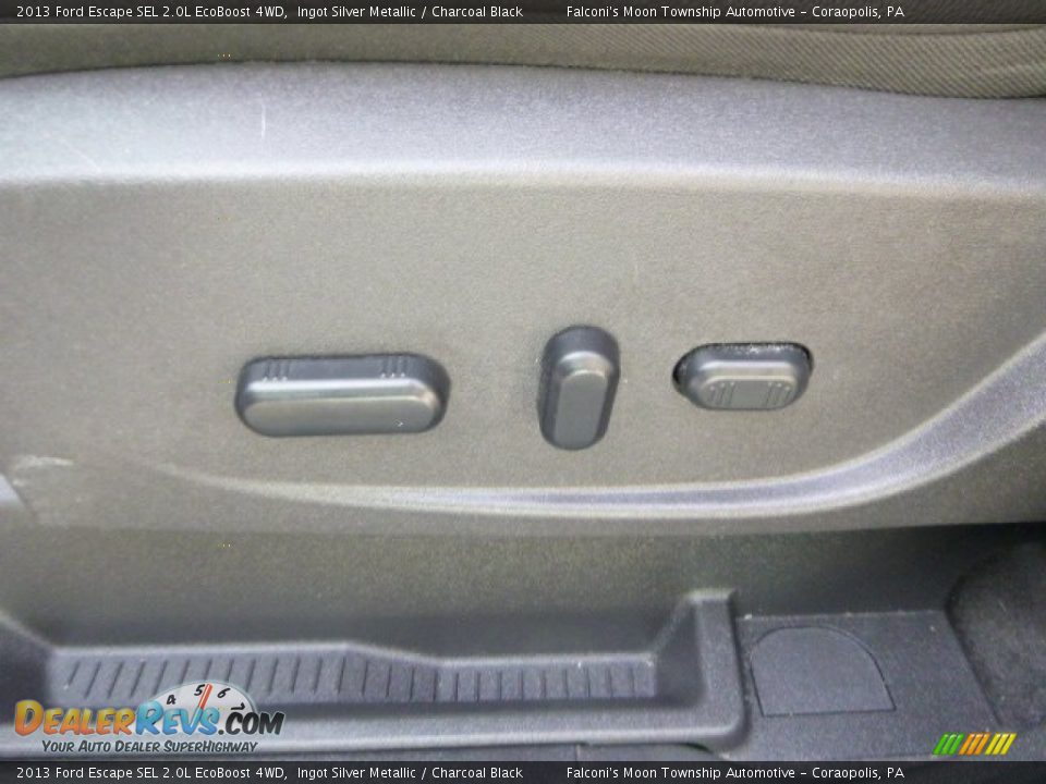 2013 Ford Escape SEL 2.0L EcoBoost 4WD Ingot Silver Metallic / Charcoal Black Photo #21
