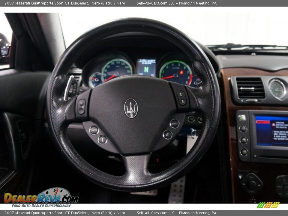 2007 Maserati Quattroporte Sport GT DuoSelect Steering Wheel Photo #28