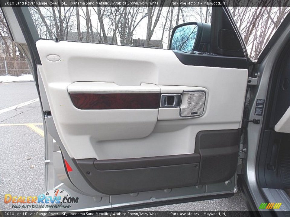 2010 Land Rover Range Rover HSE Ipanema Sand Metallic / Arabica Brown/Ivory White Photo #10