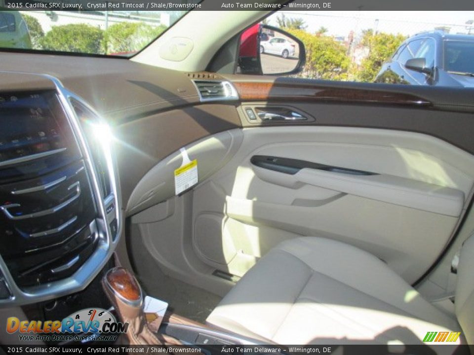 2015 Cadillac SRX Luxury Crystal Red Tintcoat / Shale/Brownstone Photo #10