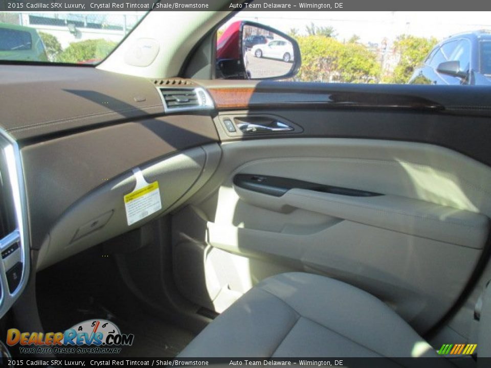 2015 Cadillac SRX Luxury Crystal Red Tintcoat / Shale/Brownstone Photo #11