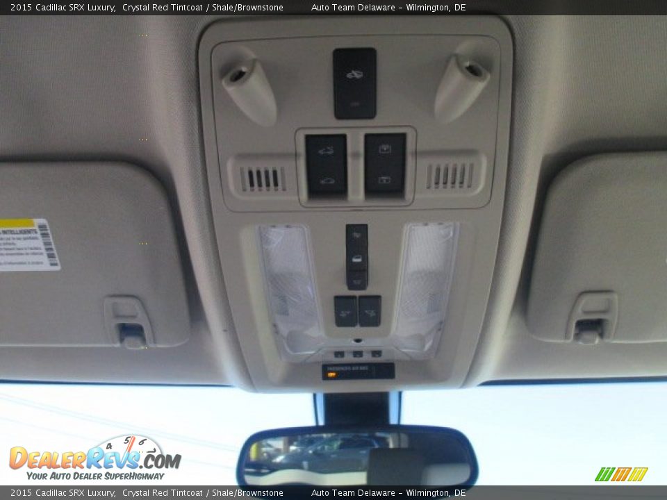 2015 Cadillac SRX Luxury Crystal Red Tintcoat / Shale/Brownstone Photo #13
