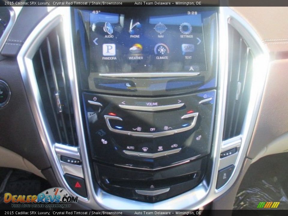 2015 Cadillac SRX Luxury Crystal Red Tintcoat / Shale/Brownstone Photo #15