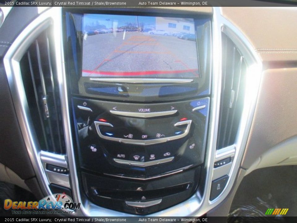 2015 Cadillac SRX Luxury Crystal Red Tintcoat / Shale/Brownstone Photo #17