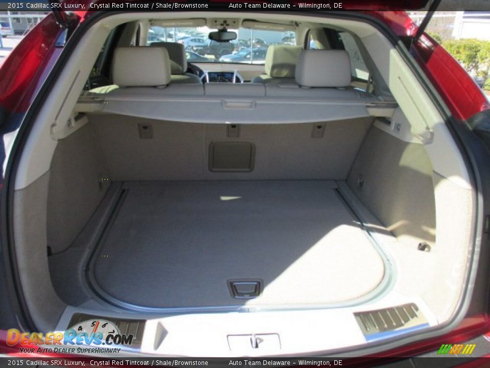 2015 Cadillac SRX Luxury Crystal Red Tintcoat / Shale/Brownstone Photo #18