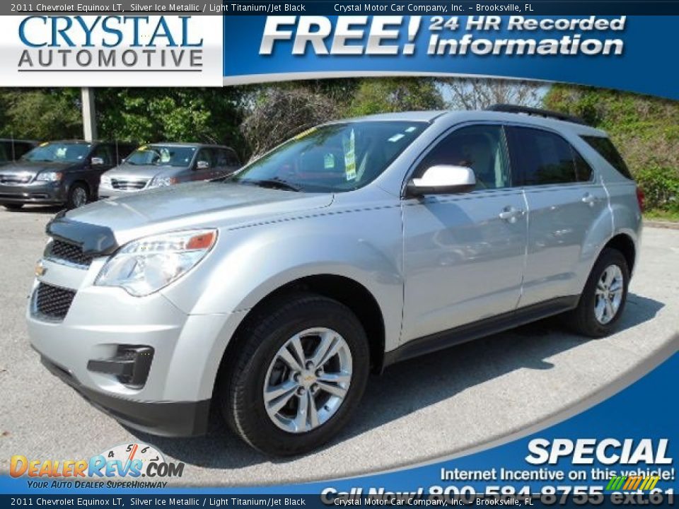 2011 Chevrolet Equinox LT Silver Ice Metallic / Light Titanium/Jet Black Photo #1