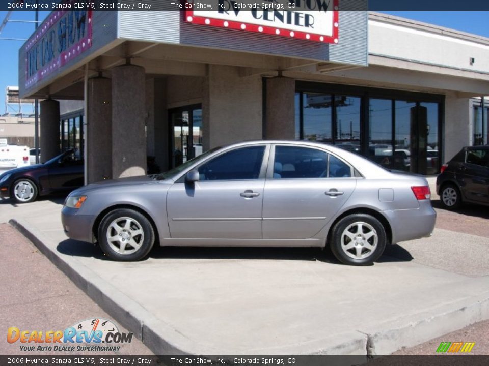 2006 Hyundai Sonata GLS V6 Steel Gray / Gray Photo #2
