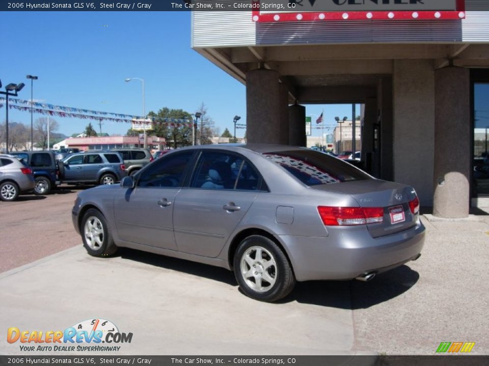2006 Hyundai Sonata GLS V6 Steel Gray / Gray Photo #3