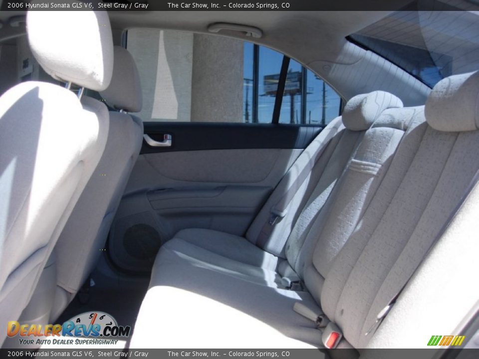 2006 Hyundai Sonata GLS V6 Steel Gray / Gray Photo #10