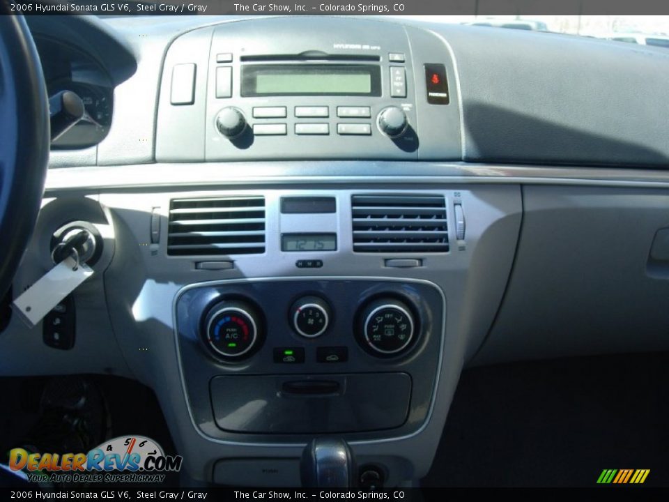 2006 Hyundai Sonata GLS V6 Steel Gray / Gray Photo #16