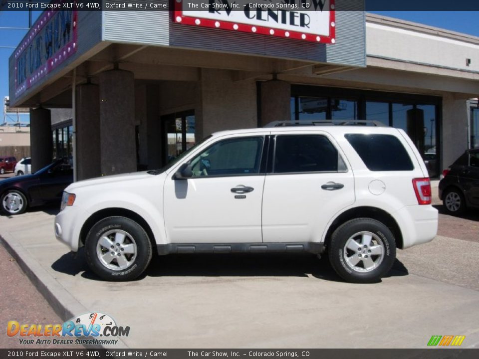 2010 Ford Escape XLT V6 4WD Oxford White / Camel Photo #2