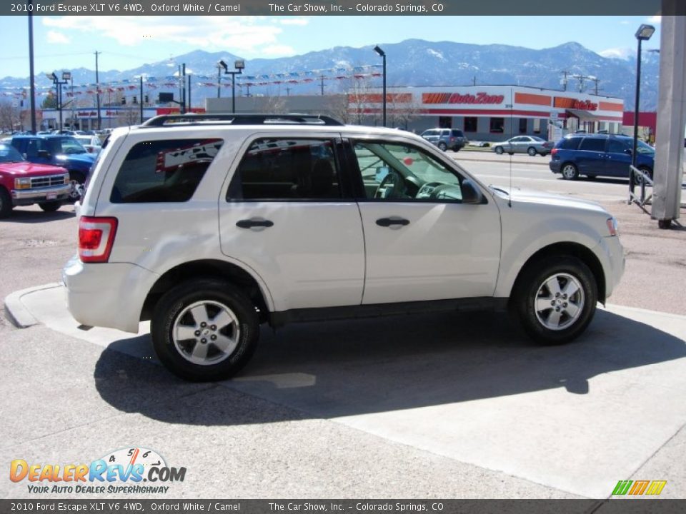 2010 Ford Escape XLT V6 4WD Oxford White / Camel Photo #6