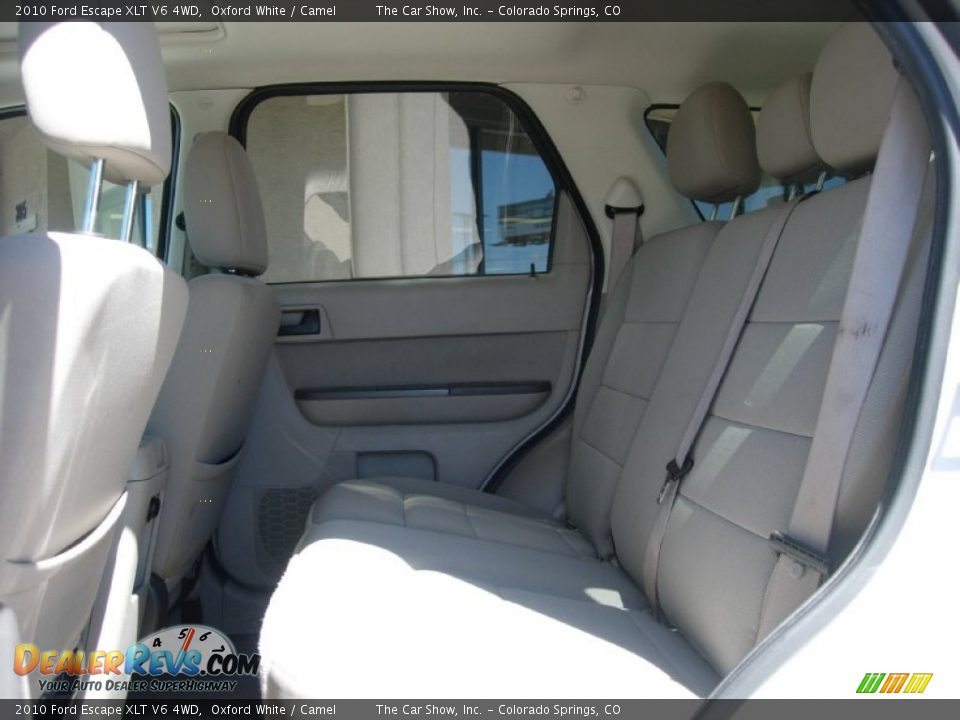 2010 Ford Escape XLT V6 4WD Oxford White / Camel Photo #10