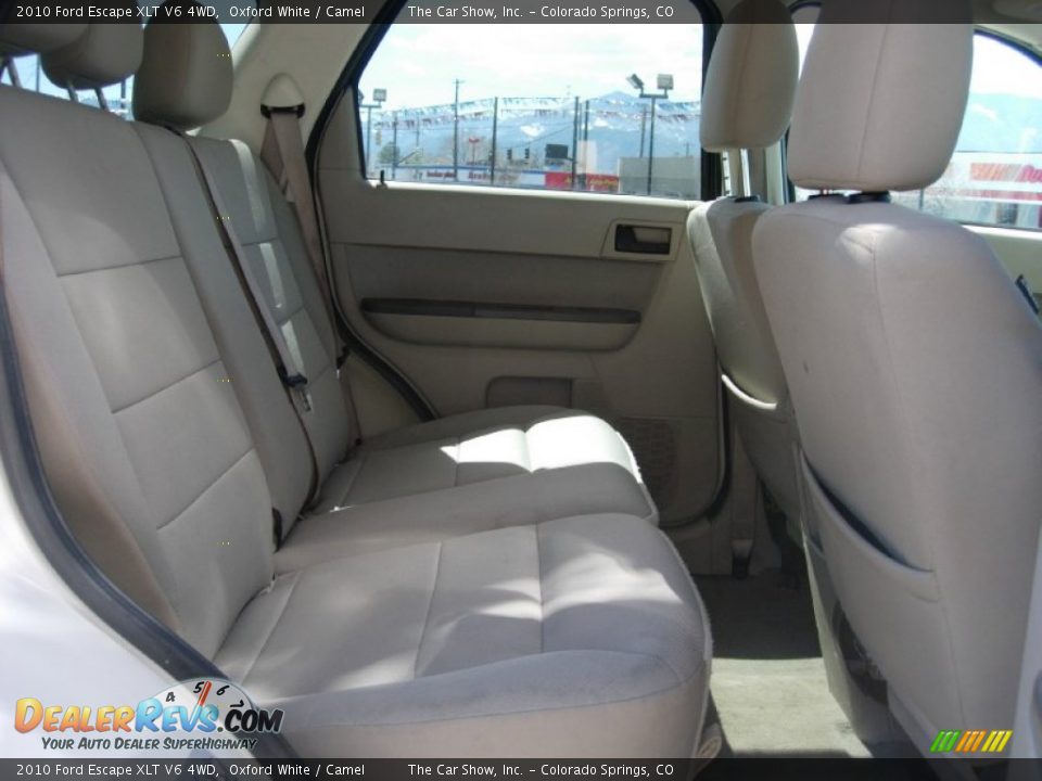 2010 Ford Escape XLT V6 4WD Oxford White / Camel Photo #11