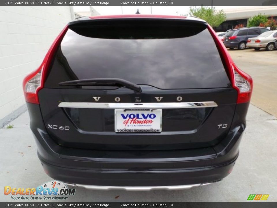 2015 Volvo XC60 T5 Drive-E Savile Grey Metallic / Soft Beige Photo #5