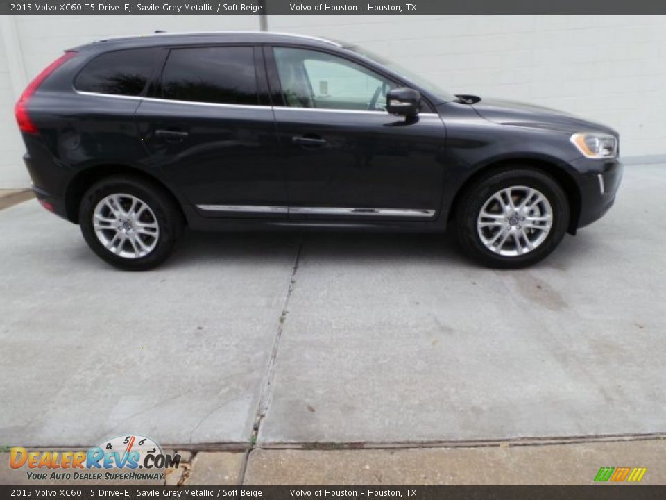2015 Volvo XC60 T5 Drive-E Savile Grey Metallic / Soft Beige Photo #7