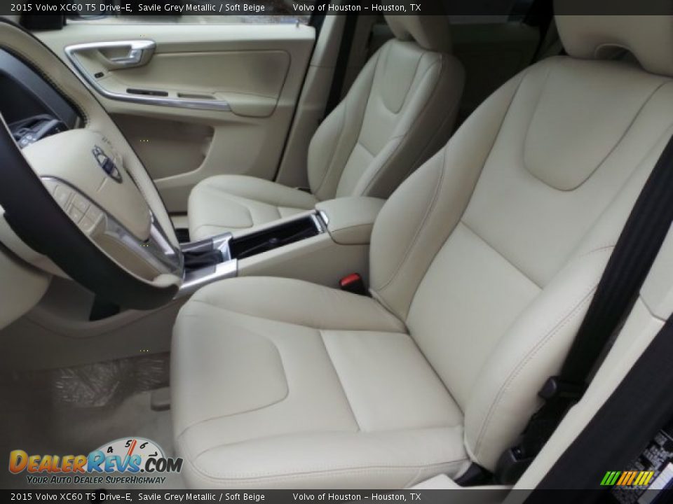 2015 Volvo XC60 T5 Drive-E Savile Grey Metallic / Soft Beige Photo #11