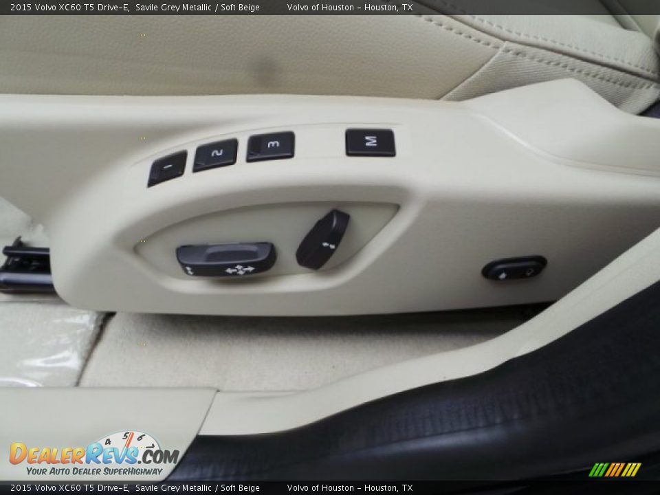 2015 Volvo XC60 T5 Drive-E Savile Grey Metallic / Soft Beige Photo #12
