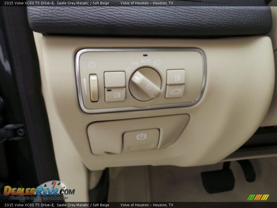 2015 Volvo XC60 T5 Drive-E Savile Grey Metallic / Soft Beige Photo #13