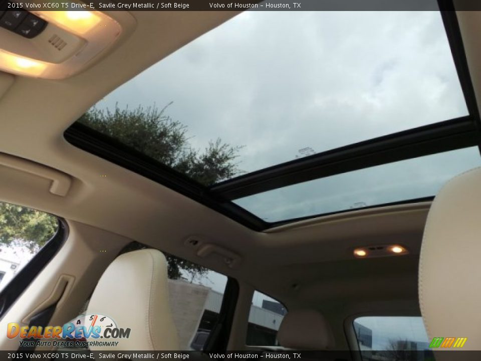 2015 Volvo XC60 T5 Drive-E Savile Grey Metallic / Soft Beige Photo #17