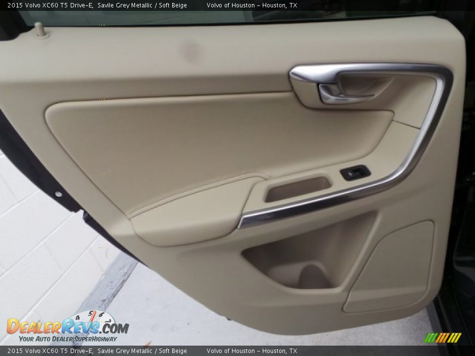 2015 Volvo XC60 T5 Drive-E Savile Grey Metallic / Soft Beige Photo #23